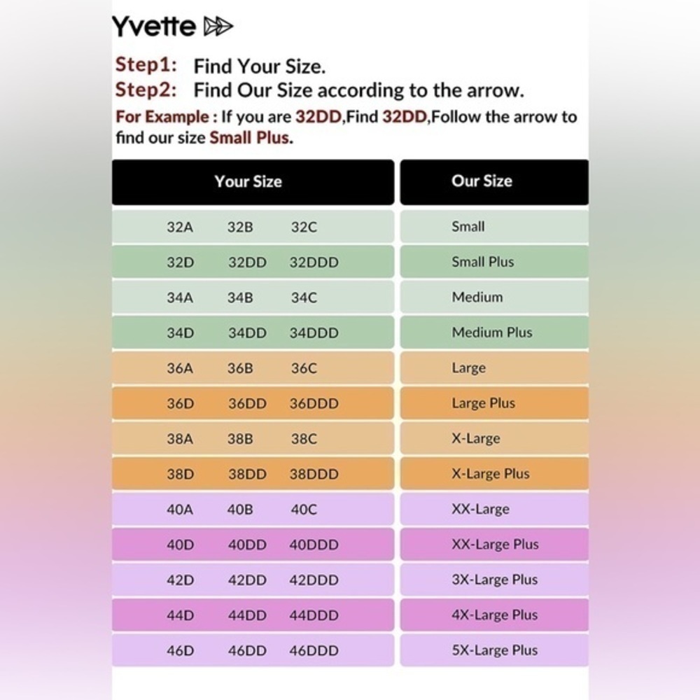 NWT Yvette Sports Bra Criss Cross Back Running Bra for Plus Size Sz XL+ - Picture 5 of 11